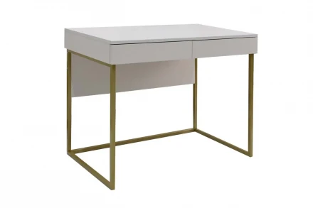 Современная мебель Для школьника письменный стол с ящиками как IKEA | Туалетный стол niko 4 (кашемир / золото), купить недорого в фирменном салоне магазине «Моя Мебель», всего за 10 970 руб.