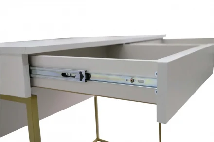 Современная мебель Для школьника письменный стол с ящиками как IKEA | Туалетный стол niko 4 (кашемир / золото), купить недорого в фирменном салоне магазине «Моя Мебель», всего за 10 970 руб.
