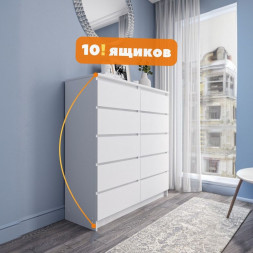 Белый комод в спальню 