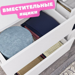 Белый комод в спальню 