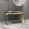 Письменный стол с ящиками в стиле ИКЕА ХЕМНЭС (IKEA HEMNES) bergen 6, ЛДСП дуб крафт золотой