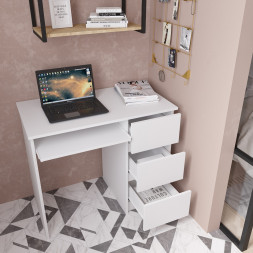 Белый письменный стол