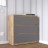 Современная мебель Недорогой узкий комод с 3 ящиками как IKEA SKANEVIK К-32 СИТИ Графит / дуб Крафт золотой, купить недорого в фирменном салоне магазине «Моя Мебель», всего за 6 490 руб.