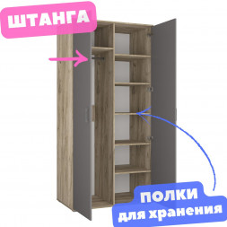 Шкаф двухстворчатый